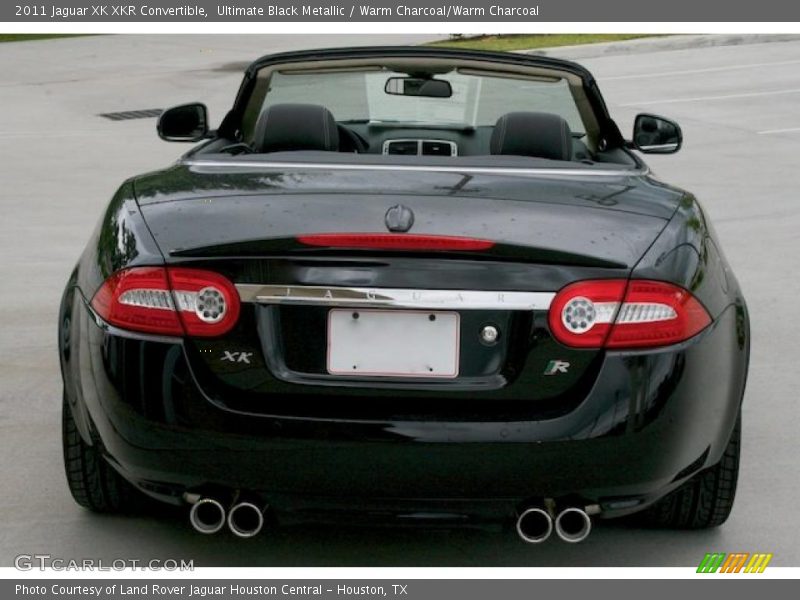 Ultimate Black Metallic / Warm Charcoal/Warm Charcoal 2011 Jaguar XK XKR Convertible
