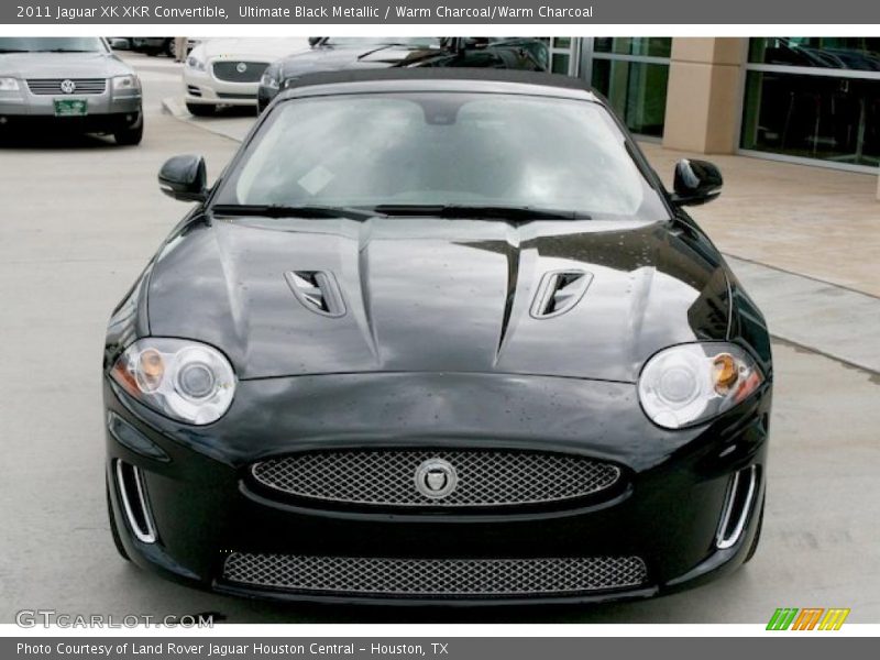 Ultimate Black Metallic / Warm Charcoal/Warm Charcoal 2011 Jaguar XK XKR Convertible