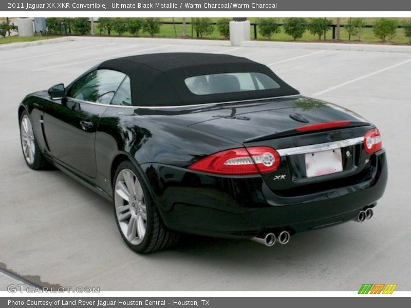 Ultimate Black Metallic / Warm Charcoal/Warm Charcoal 2011 Jaguar XK XKR Convertible