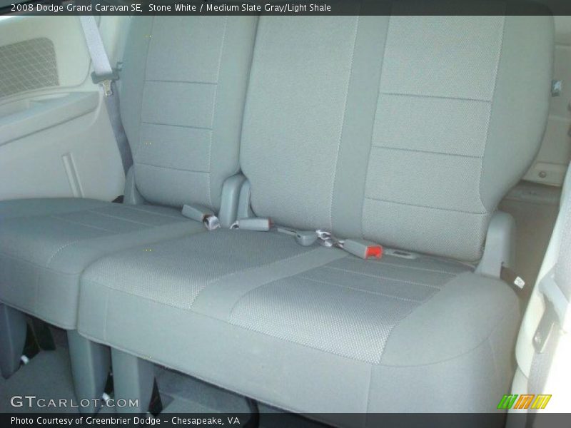 Stone White / Medium Slate Gray/Light Shale 2008 Dodge Grand Caravan SE