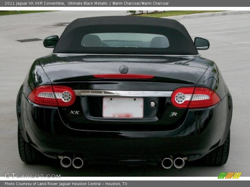 Ultimate Black Metallic / Warm Charcoal/Warm Charcoal 2011 Jaguar XK XKR Convertible