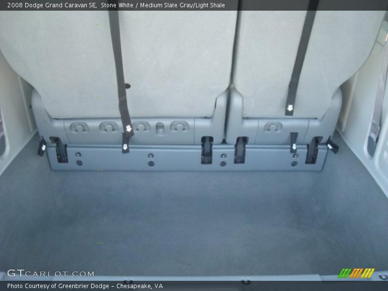 Stone White / Medium Slate Gray/Light Shale 2008 Dodge Grand Caravan SE