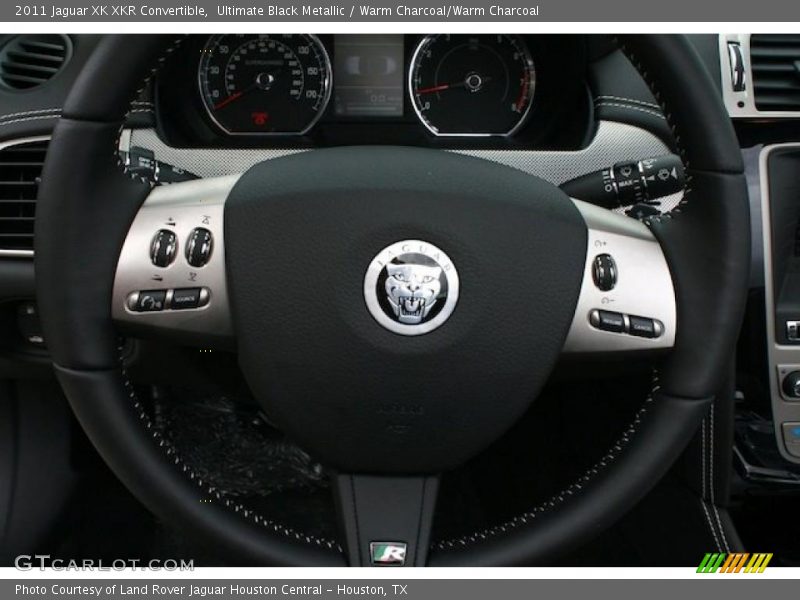 Ultimate Black Metallic / Warm Charcoal/Warm Charcoal 2011 Jaguar XK XKR Convertible