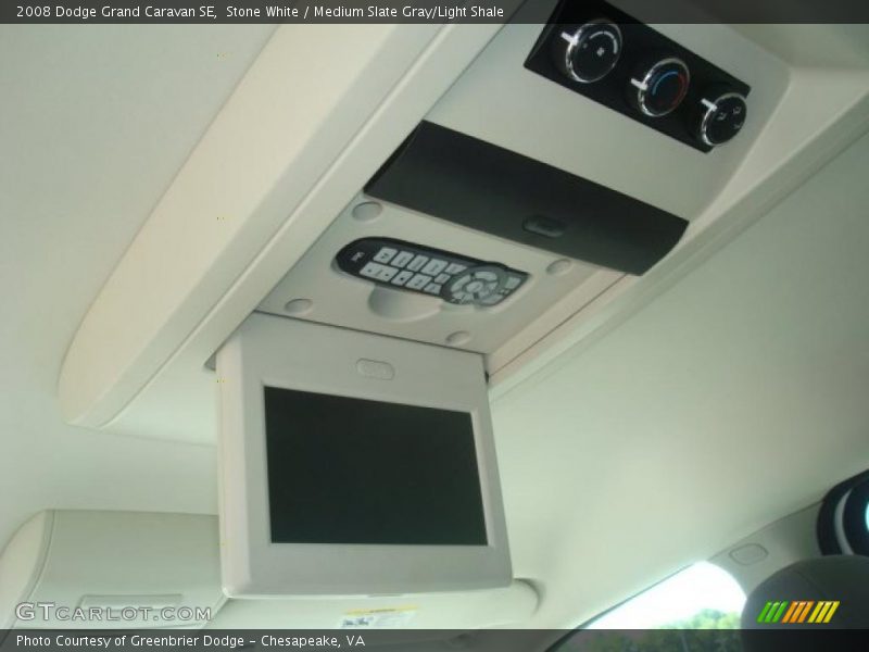 Stone White / Medium Slate Gray/Light Shale 2008 Dodge Grand Caravan SE