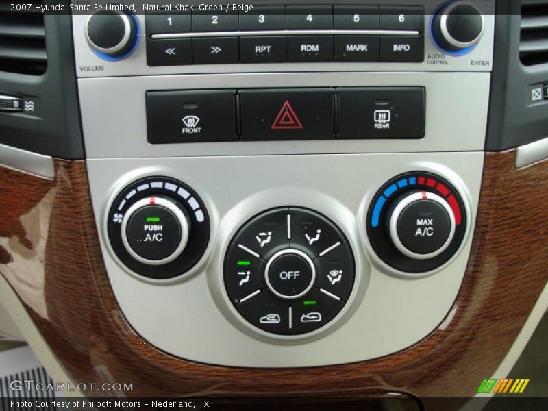Natural Khaki Green / Beige 2007 Hyundai Santa Fe Limited