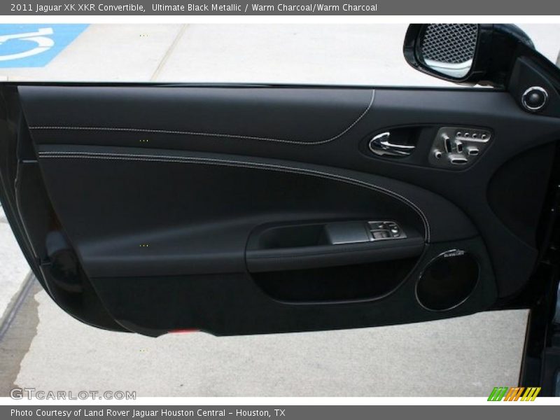 Ultimate Black Metallic / Warm Charcoal/Warm Charcoal 2011 Jaguar XK XKR Convertible