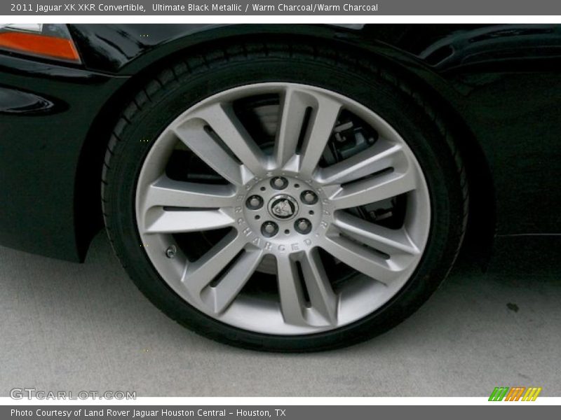 Ultimate Black Metallic / Warm Charcoal/Warm Charcoal 2011 Jaguar XK XKR Convertible