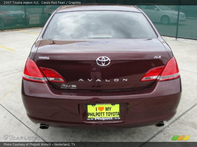 Cassis Red Pearl / Graphite 2007 Toyota Avalon XLS
