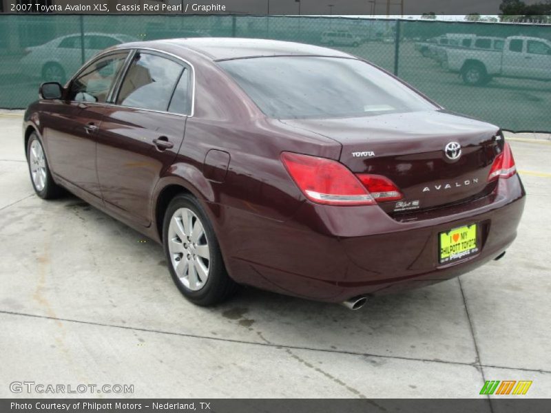 Cassis Red Pearl / Graphite 2007 Toyota Avalon XLS