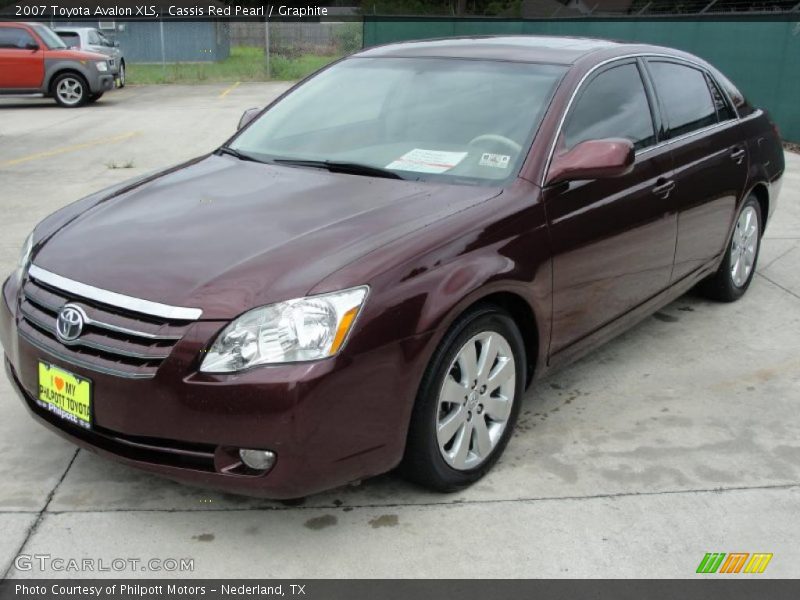 Cassis Red Pearl / Graphite 2007 Toyota Avalon XLS