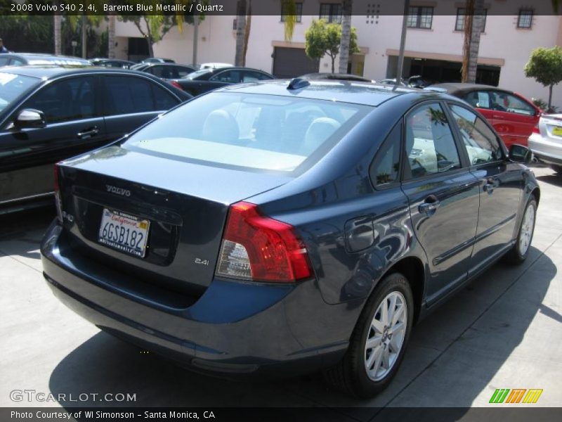 Barents Blue Metallic / Quartz 2008 Volvo S40 2.4i