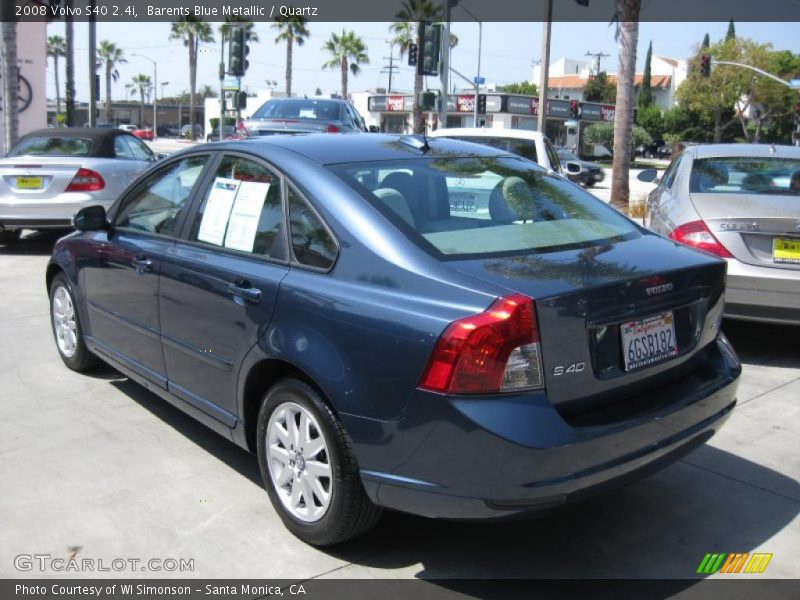 Barents Blue Metallic / Quartz 2008 Volvo S40 2.4i