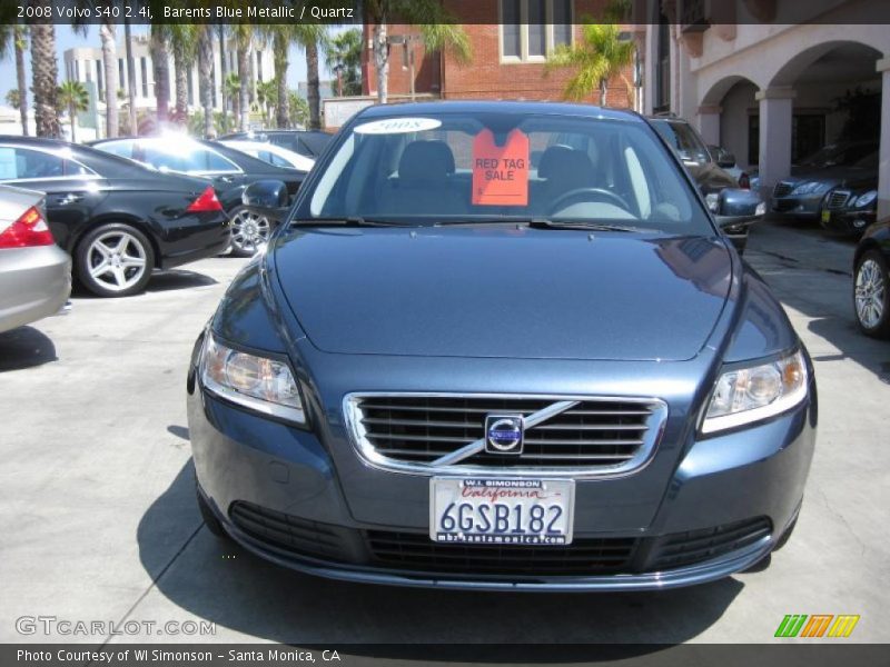 Barents Blue Metallic / Quartz 2008 Volvo S40 2.4i
