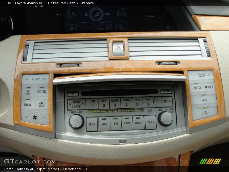 Cassis Red Pearl / Graphite 2007 Toyota Avalon XLS