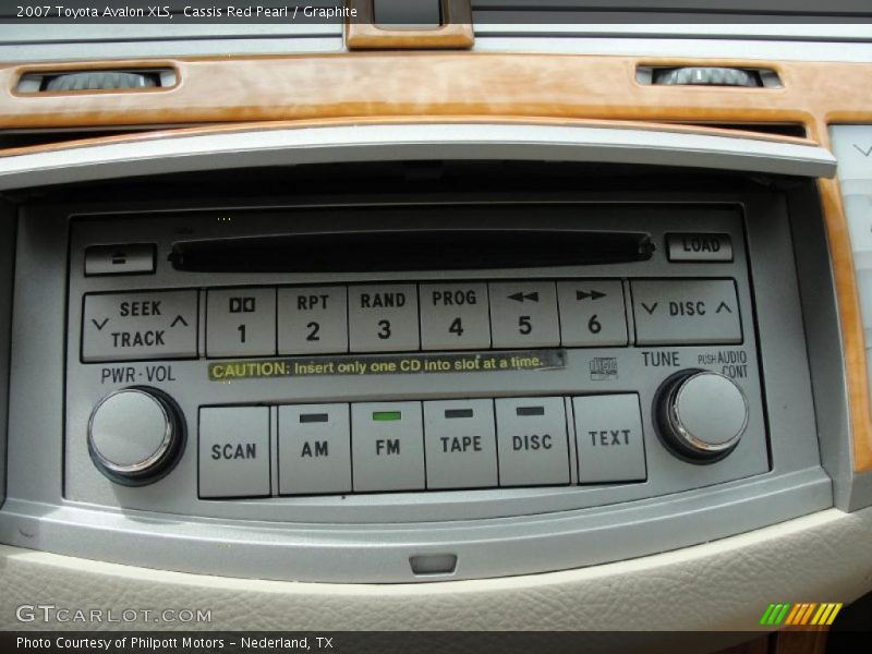 Cassis Red Pearl / Graphite 2007 Toyota Avalon XLS