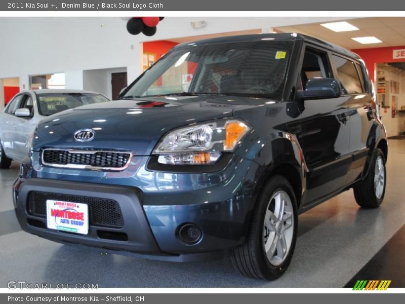 Denim Blue / Black Soul Logo Cloth 2011 Kia Soul +