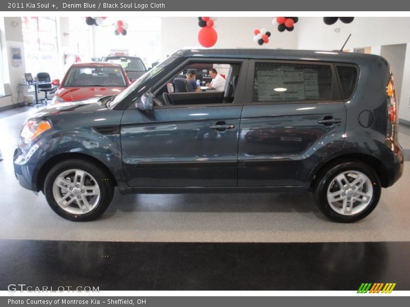 Denim Blue / Black Soul Logo Cloth 2011 Kia Soul +