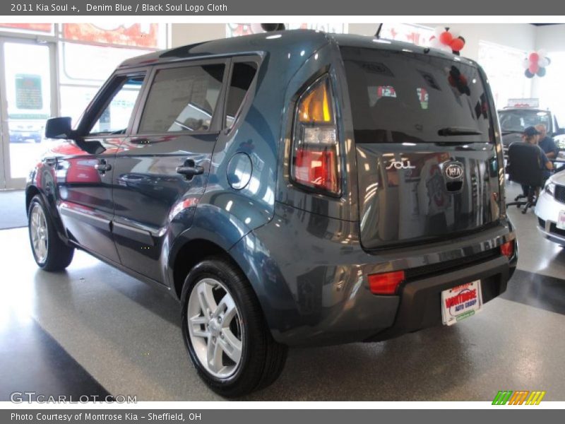 Denim Blue / Black Soul Logo Cloth 2011 Kia Soul +