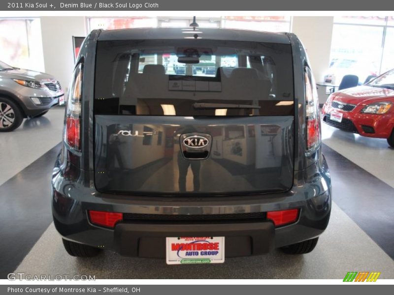 Denim Blue / Black Soul Logo Cloth 2011 Kia Soul +