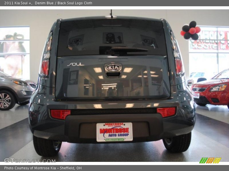 Denim Blue / Black Soul Logo Cloth 2011 Kia Soul +