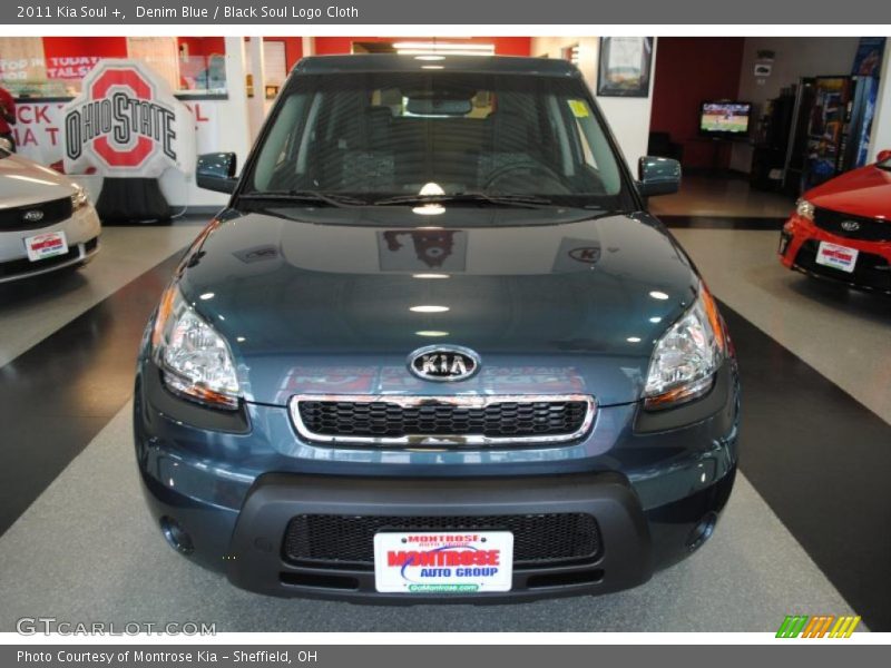 Denim Blue / Black Soul Logo Cloth 2011 Kia Soul +