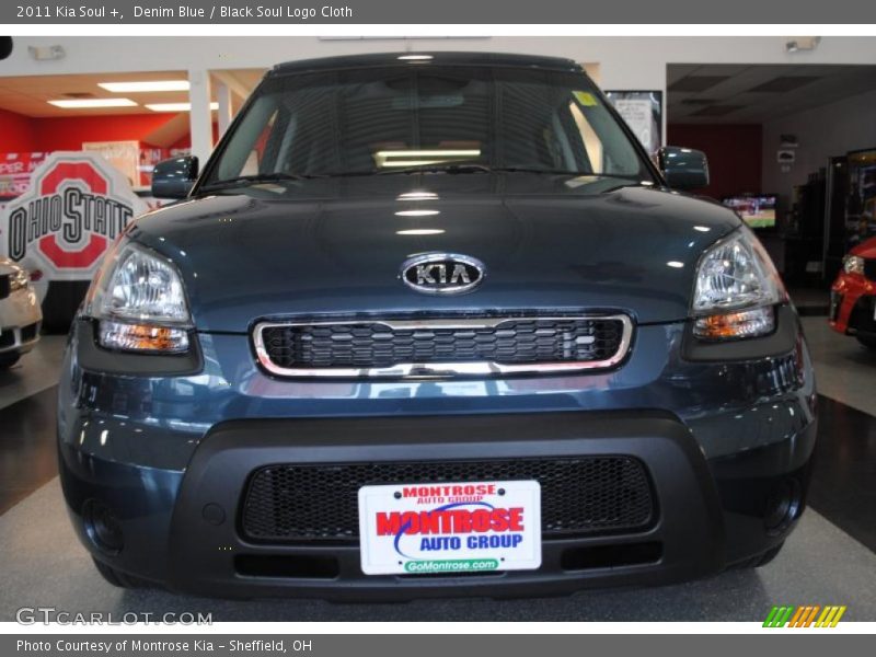 Denim Blue / Black Soul Logo Cloth 2011 Kia Soul +