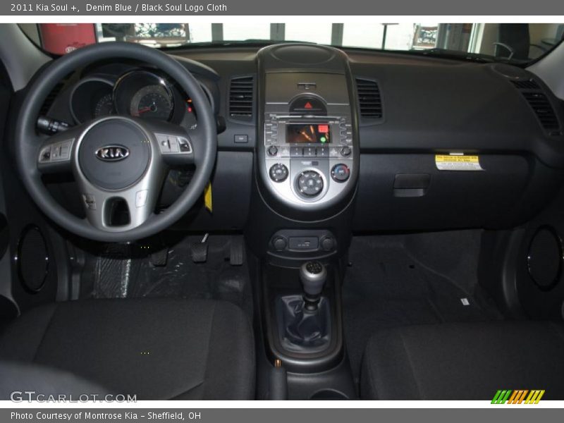 Denim Blue / Black Soul Logo Cloth 2011 Kia Soul +
