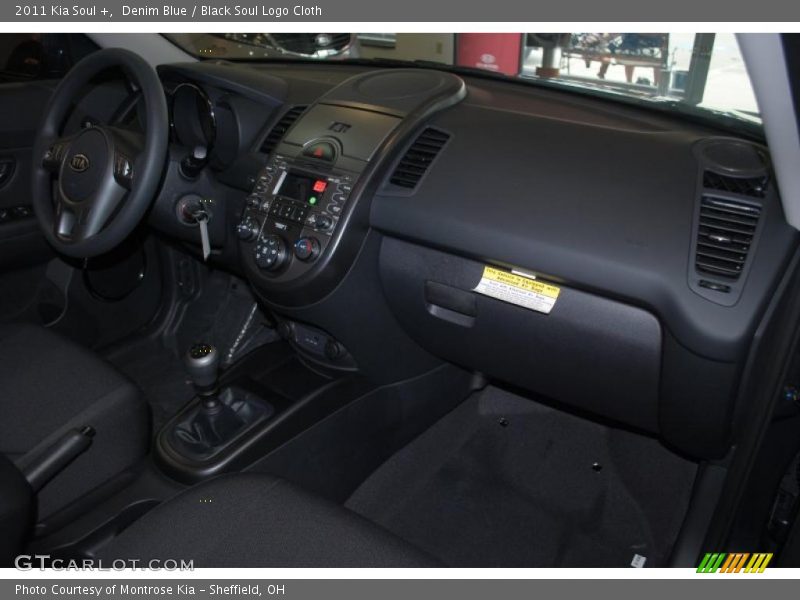 Denim Blue / Black Soul Logo Cloth 2011 Kia Soul +