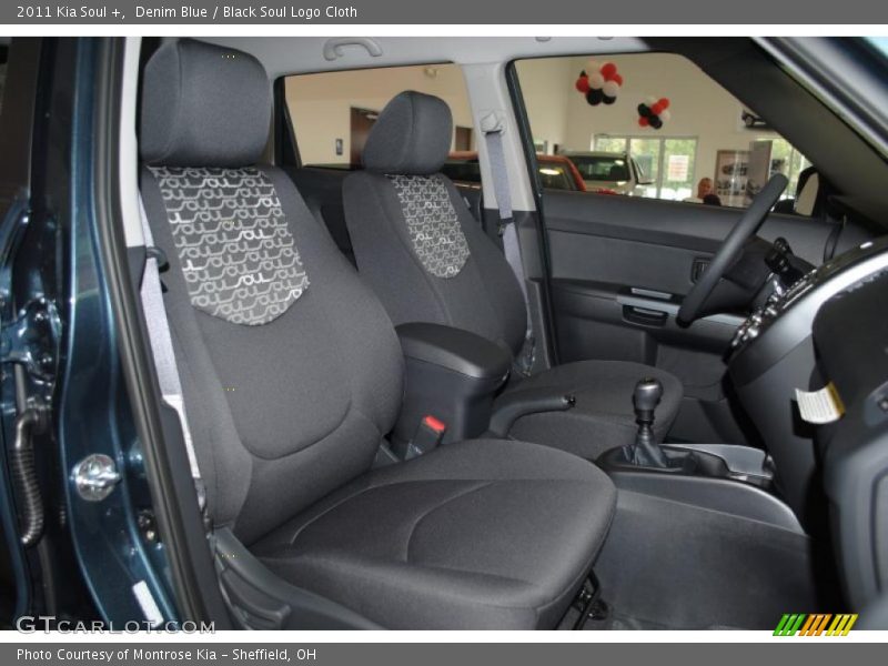 Denim Blue / Black Soul Logo Cloth 2011 Kia Soul +