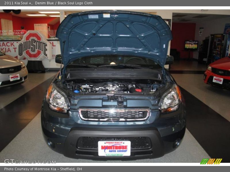 Denim Blue / Black Soul Logo Cloth 2011 Kia Soul +