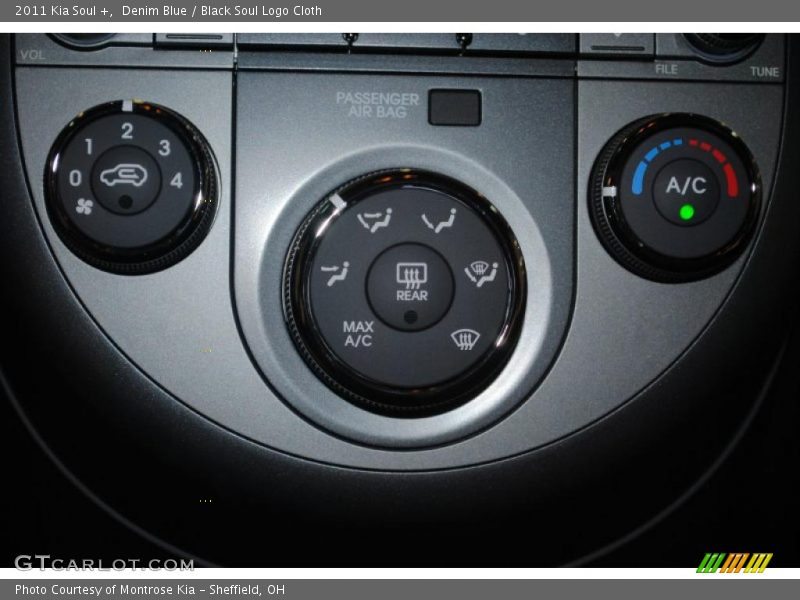 Denim Blue / Black Soul Logo Cloth 2011 Kia Soul +