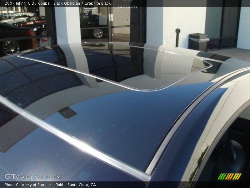 Black Obsidian / Graphite Black 2007 Infiniti G 35 Coupe