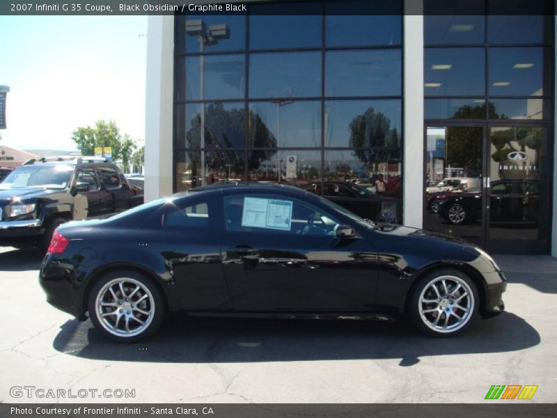 Black Obsidian / Graphite Black 2007 Infiniti G 35 Coupe