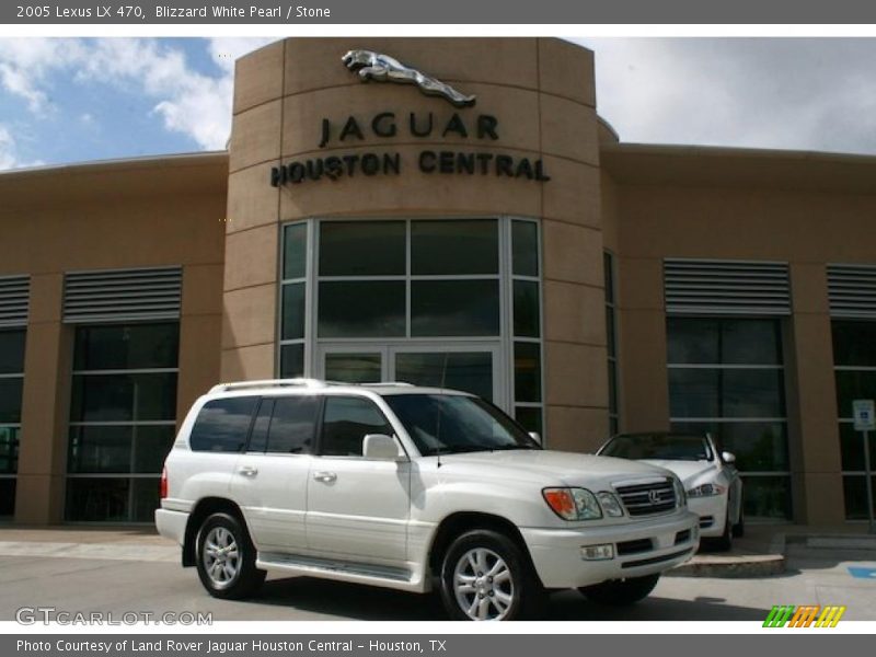 Blizzard White Pearl / Stone 2005 Lexus LX 470