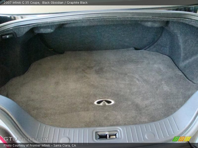 Black Obsidian / Graphite Black 2007 Infiniti G 35 Coupe