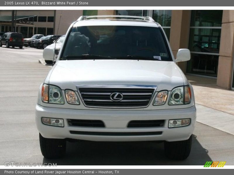 Blizzard White Pearl / Stone 2005 Lexus LX 470