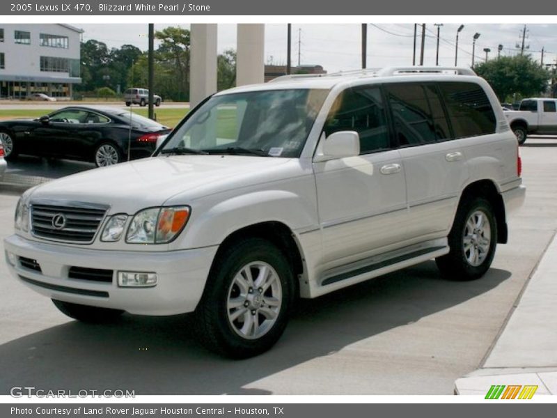 Blizzard White Pearl / Stone 2005 Lexus LX 470