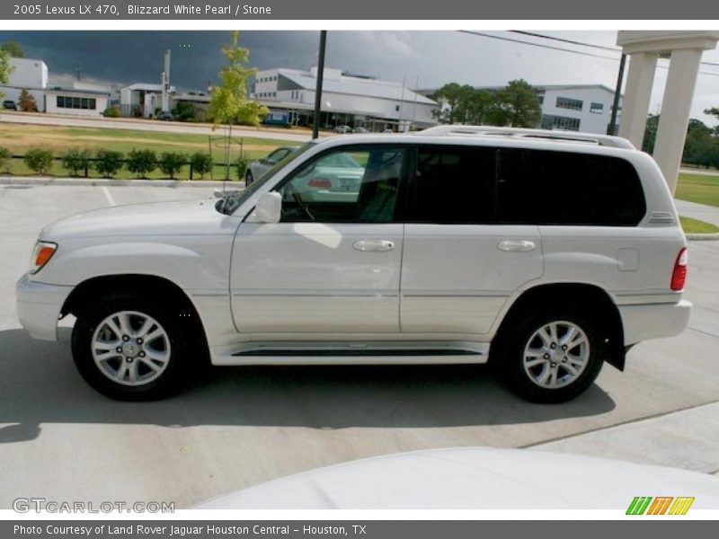 Blizzard White Pearl / Stone 2005 Lexus LX 470