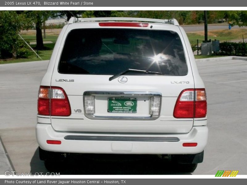 Blizzard White Pearl / Stone 2005 Lexus LX 470