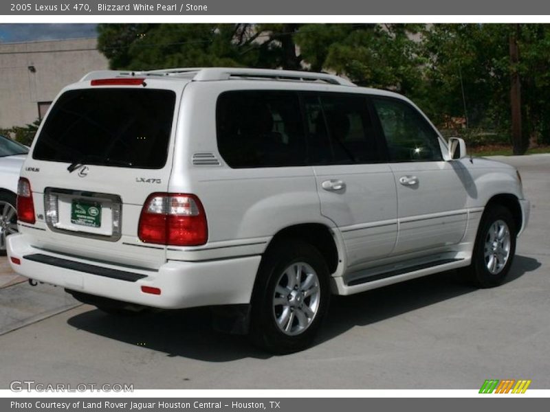 Blizzard White Pearl / Stone 2005 Lexus LX 470