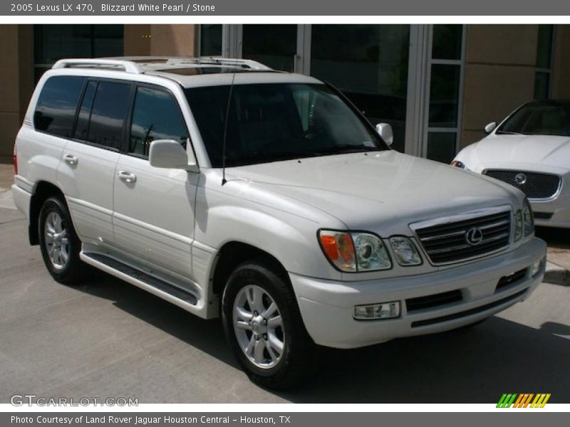 Blizzard White Pearl / Stone 2005 Lexus LX 470