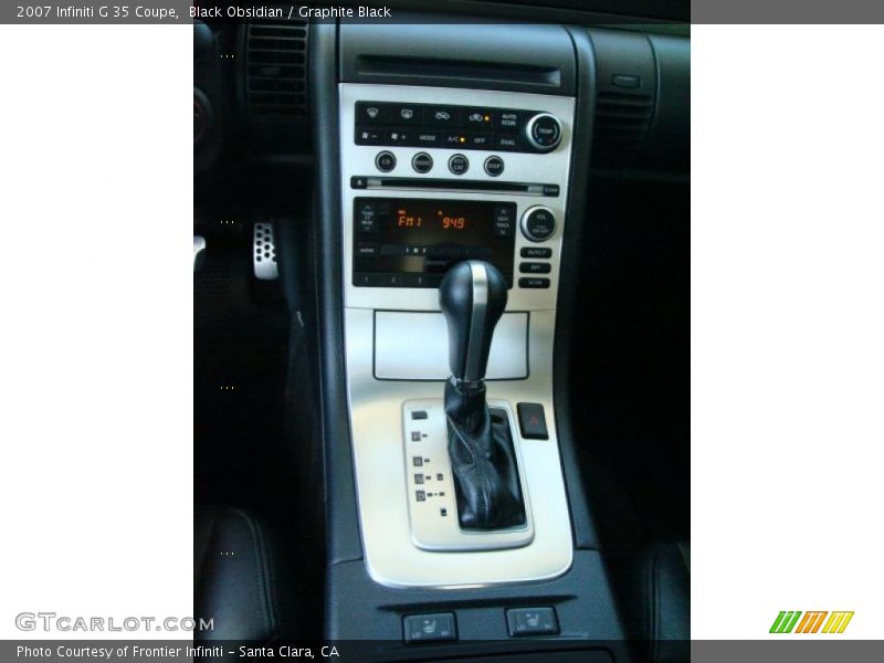 Black Obsidian / Graphite Black 2007 Infiniti G 35 Coupe