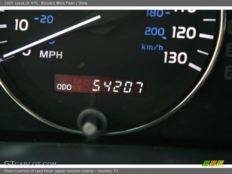 Blizzard White Pearl / Stone 2005 Lexus LX 470