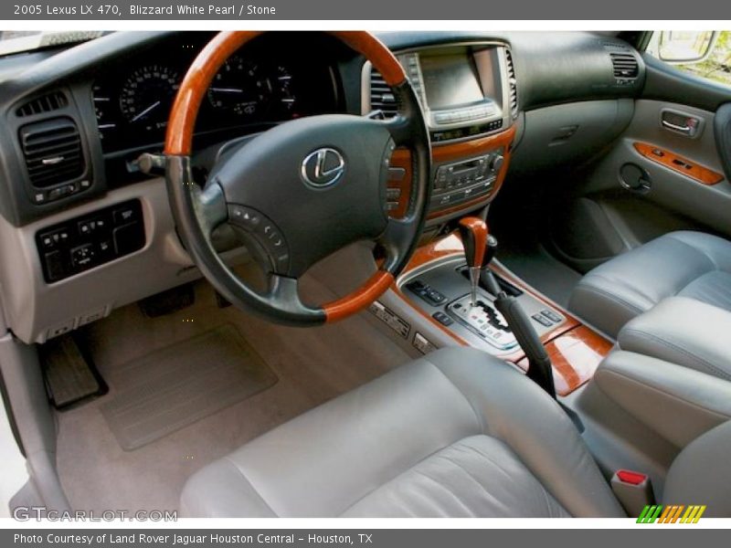 Blizzard White Pearl / Stone 2005 Lexus LX 470