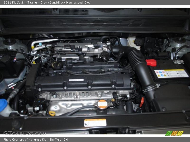 Titanium Gray / Sand/Black Houndstooth Cloth 2011 Kia Soul !