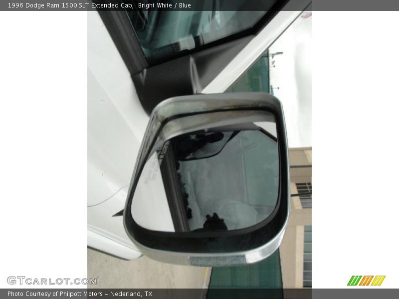 Bright White / Blue 1996 Dodge Ram 1500 SLT Extended Cab