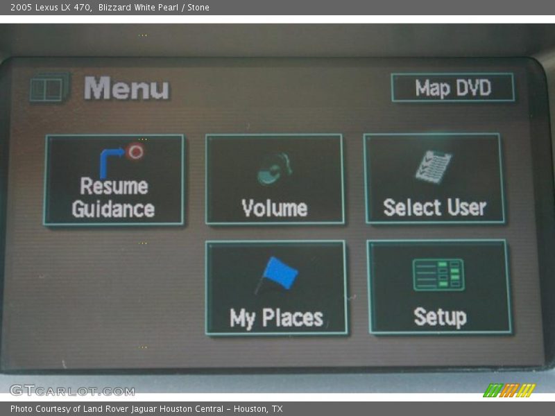 Blizzard White Pearl / Stone 2005 Lexus LX 470