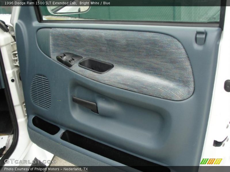 Bright White / Blue 1996 Dodge Ram 1500 SLT Extended Cab