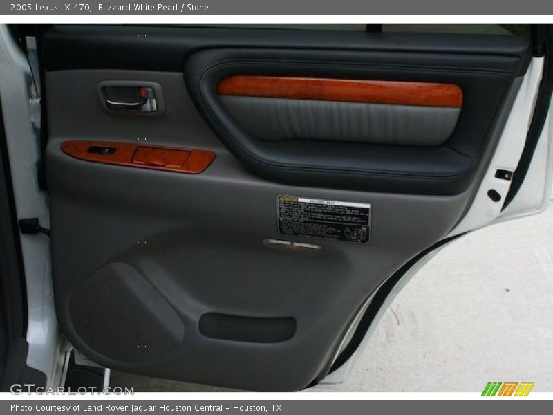 Blizzard White Pearl / Stone 2005 Lexus LX 470