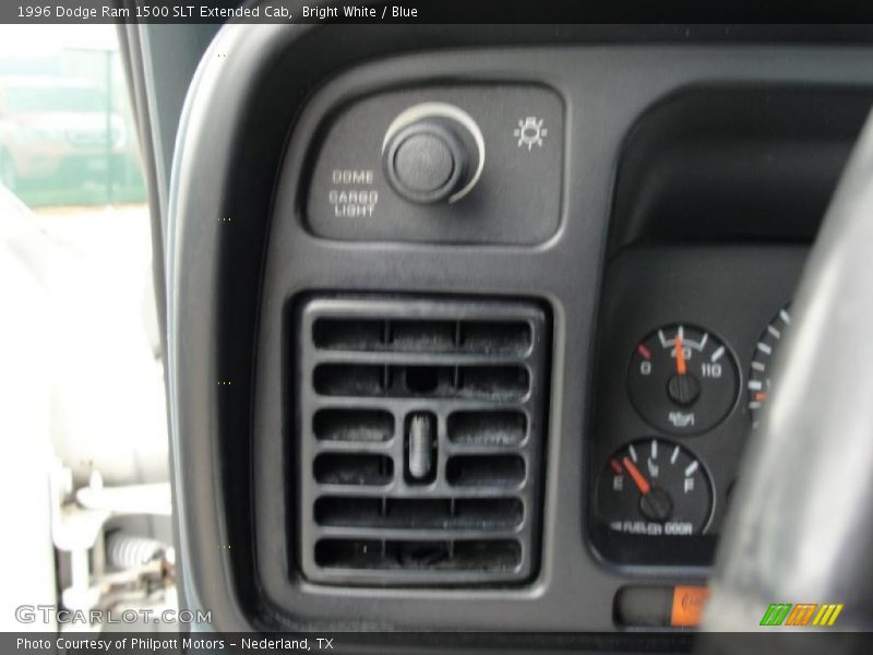 Bright White / Blue 1996 Dodge Ram 1500 SLT Extended Cab